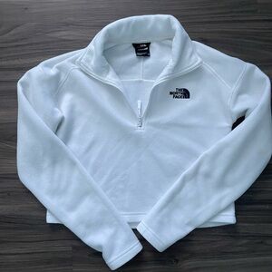North Face Half Zip Jacket Cropped